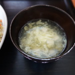中国北方料理 知味観 - セットの玉子スープ