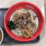 スガキヤ - スガキヤピアゴ豊明店 牛肉つけ麺 麺
