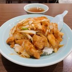 大衆中華料理 広東 - 鶏うま煮丼