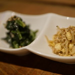 まつ岡 - ナムルの盛り合わせ