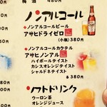 にぎりずし 雷音 - ドリンクメニュー⑥