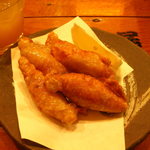 まるかみ水産㈱ - マンゴー梅酒と鶏皮餃子