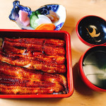 うなぎ亭 友栄 - 上うな重 (きも吸 おしんこ付) 5400円