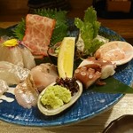 季節料理 薗 - 造り盛り合わせ(凄いアイテム)