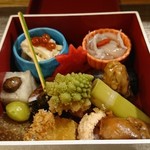 季節料理 薗 - この日の突き出し(何と言う品数！)