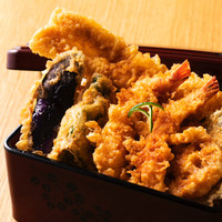 穴子天重