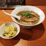 麺屋 六感堂 - チャコ飯＋山椒ホワイト（限定）