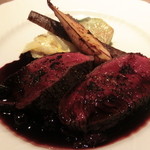 ビストロ タカ - 蝦夷鹿のグリル。めっちゃおいしかったですヾ(*´∀｀*)ﾉ