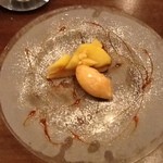 ア ミオ アージョ - リンゴのタルトカラメルのジェラード添え