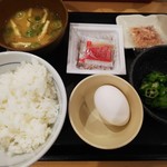 Nakau - 朝まぜごはん納豆朝食　340円