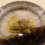 鮨 あらい - （2019年10月）丹羽の焼き茄子