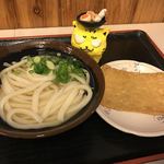 手打十段 うどんバカ一代 - ひやかけ小230円＋きつね100円