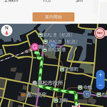 手打十段 うどんバカ一代 - JR高松駅から歩くと、約2.4km  ※表示は自転車だと約11分