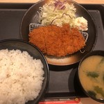 松のや - ロースかつ定食