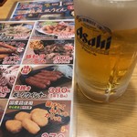 麺勝 - 生ビール