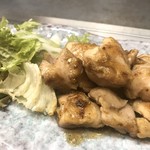 お好み焼き　旨処　ひろみ - 鶏モモ柚子胡椒焼き