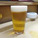 家庭料理 小川 - スーパードライ生ビール