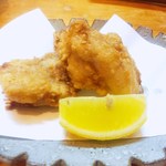 天ぷら たけうち - 虎河豚の唐揚