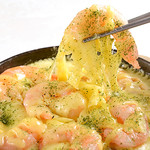 shrimp cheese fondue