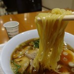 越後川口SA下り線 フードコート - ツルツル食感の麺