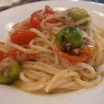 PASTAVOLA - ランチ・本日パスタ・芽キャベツとツナのパスタ（オイル系）