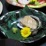 レイクサイド琴引 - あわびの刺身