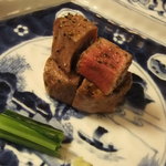 東京 芝 とうふ屋うかい - メインに牛肉