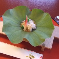 東京 芝 とうふ屋うかい - 夏らしく蓮