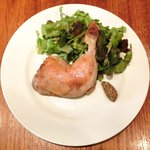 ビストロ ヴィヴィエンヌ - デジュネ 1050円 の若鶏モモ肉のコンフィ サラダ添え