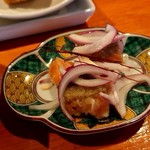 栄夏 - 秋鮭のマリネ的なやつ・・・多分