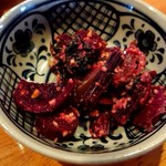 栄夏 - ビーツのピーナッツ和え