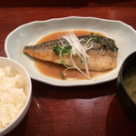 Yuurakusakabanomokka - 週替りランチ 鯖の味噌煮