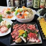 すず喜、 - 【選べる】鍋付きバラエティーコース