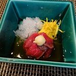 食彩播 - くじらのど間とさらしくじらの柚子こしょう