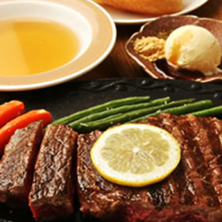 Sirloin Steak set 200g 2,640 yen