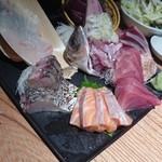 魚金 - 刺し盛り 660円！