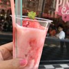 ピンクカフェ - ドリンク写真:ブラックタピオカラッシーブルーベリー