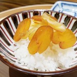 温石 - お変わりは唐墨を削って