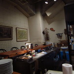 レストラン・ロマネ - カウンター内厨房