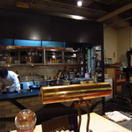 レストラン・ロマネ - カウンター内厨房