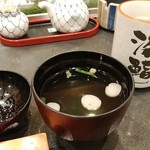 浜鮨 - お椀とお茶
