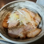 手打ち麺 やす田 - 焼豚丼(小)@300