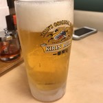 ８番ラーメン - 生ビール