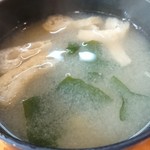 とんかつ ひで - 柚子薫るお味噌汁
