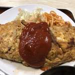 天八 - 2019/11/01
            オムレツ定食 飯極小 420円