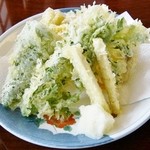 そば屋 長森 - 「天ぷら」\650です