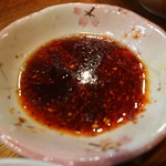 昇陽 - ・もちろん水餃子は黒酢辣油(醤油は不要)