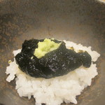 川田 - 海苔の佃煮ご飯