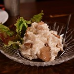 醸音屋 - いぶりがっこのポテトサラダ@500円