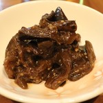 立ち飲み へ - ナスとソース